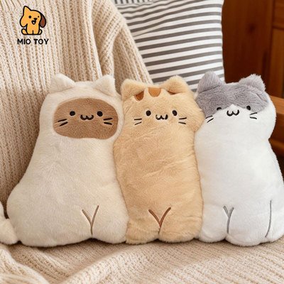 可爱狗猫咪靠垫飘窗摆件沙发抱枕