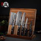 日本三本盛刀具套装 厨房菜刀锤纹套刀锋利免磨钢刀切菜家用全套刀