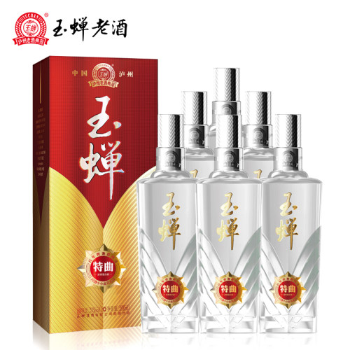 【送礼推荐】玉蝉老酒玉蝉特曲酒39/52度浓香型白酒整箱6瓶礼盒装 - 封面