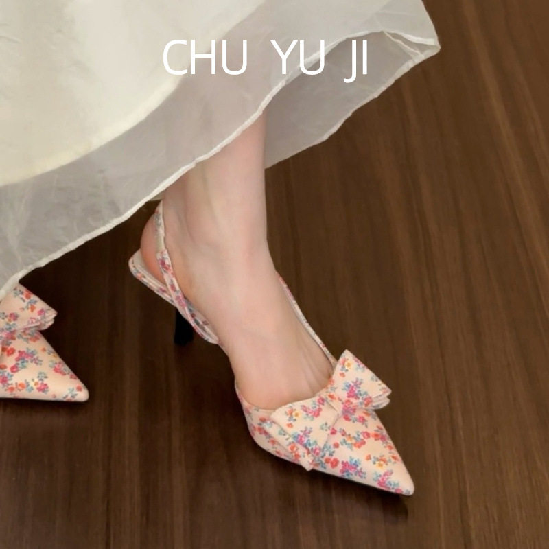 通勤女鞋初遇季2026春夏季新款尖头单鞋高跟鞋百搭皮带扣细跟包头