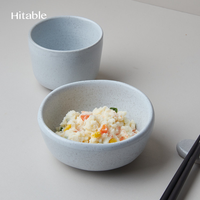Hitable大耳朵陶瓷米饭碗面碗