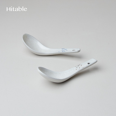 Hitable凡花陶瓷勺子日常调羹