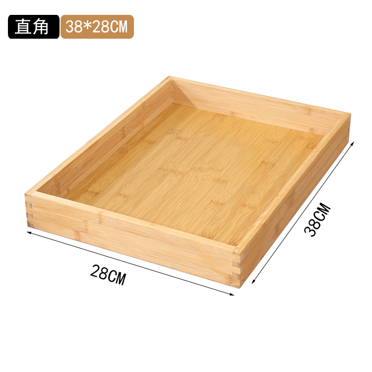 竹木托盘木质蛋糕店长方食品
