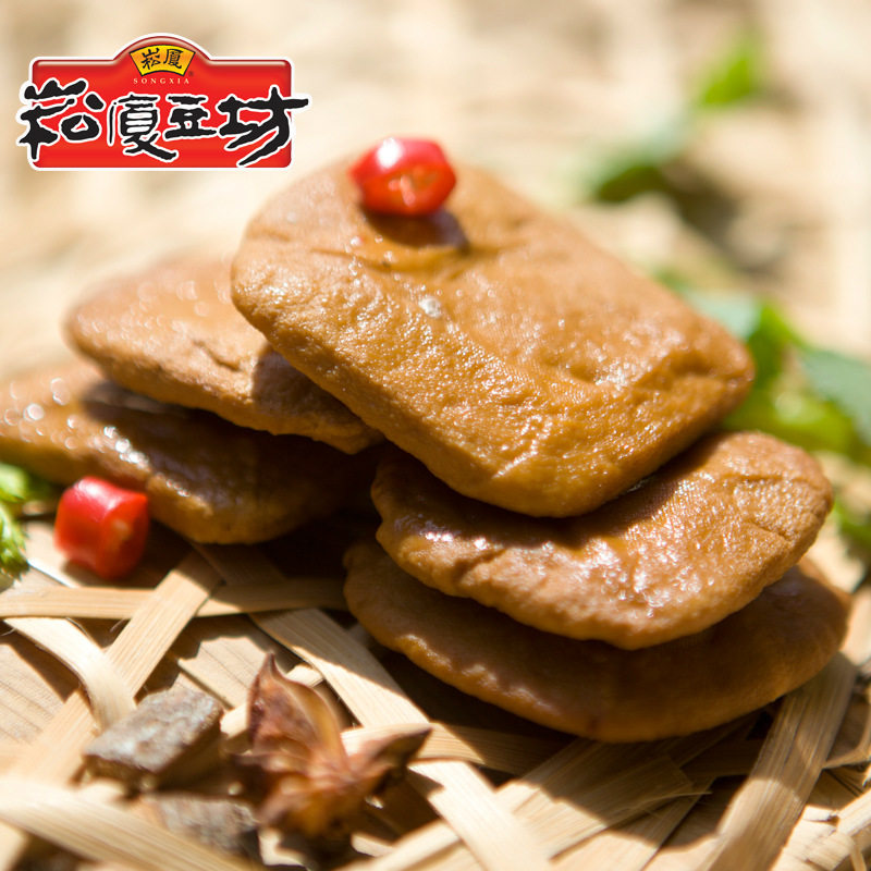 【崧厦豆坊】绍兴五香干500g茶干原味豆腐干炒菜下酒大豆制品零食