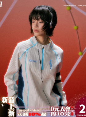 DSM x EVA正版官方联名碇真嗣绫波零明日香撞色战斗服华夫格长袖