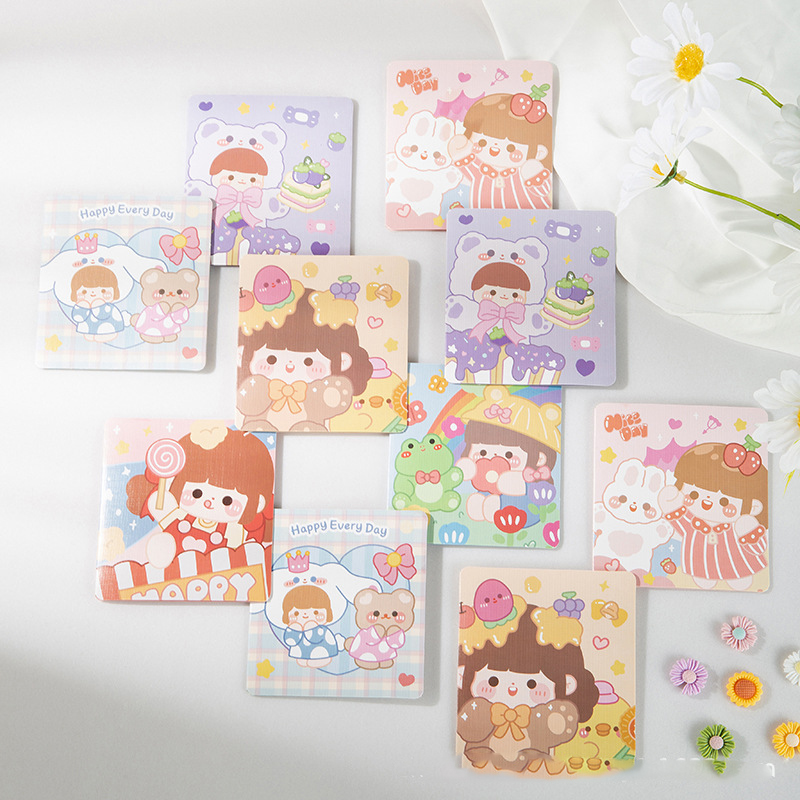 明信片幼儿园节日创意立体对折小卡片空白卡片手写卡小学生感谢信写字