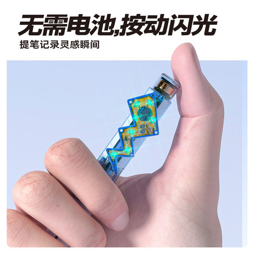 2026高颜值笔灵光一闪中性笔双珠ins学生稀奇古怪小文具闺蜜笔好物推荐刷题笔签字笔ins风顺滑好看的上课可玩