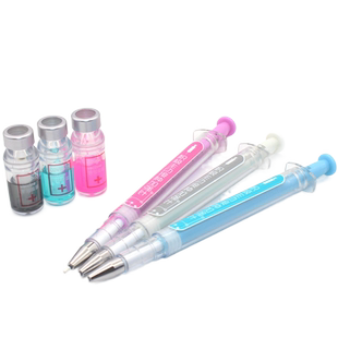 积极接种疫苗笔仿真打疫苗的笔针管笔中性笔加强针筒造型创意奇葩的工艺盲盒笔圆珠笔用品打针笔一次性针管笔