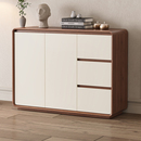 实木餐边柜靠墙一体储物柜客厅置物柜茶水柜边柜家用简约收纳柜子