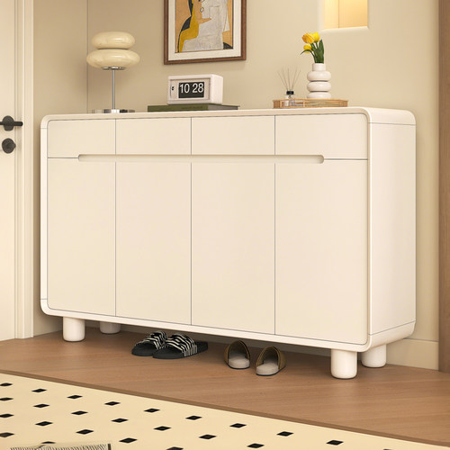 实木鞋柜家用门口入户收纳柜