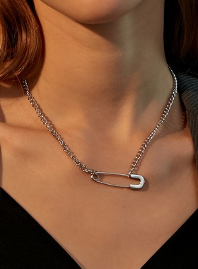 其他合金十字链女生别针吊坠戒指