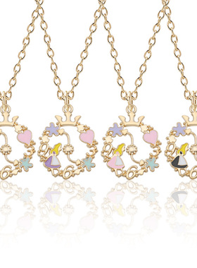 项链花环皇冠公主彩色女学生饰品