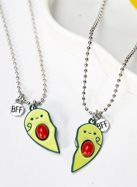 其他锌合金十字链男女通用牛油果