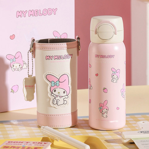 杯具熊一盖双饮保温杯