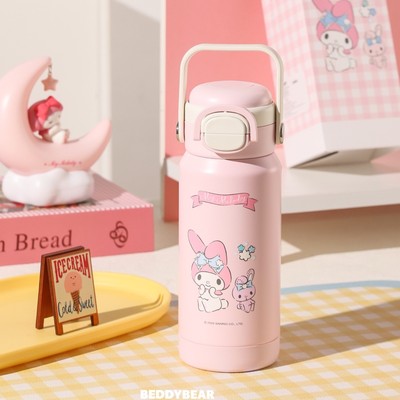 杯具熊一盖双饮保温杯库洛米联名手提水壶316不锈钢真空水杯