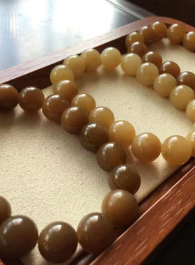 【木糖醇】且末糖手链天然和田玉且末料且末老红糖手串手链新疆糖