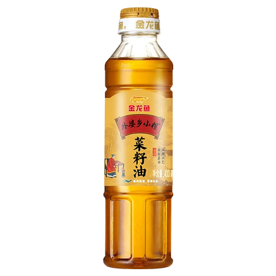 金龙鱼外婆乡菜籽油400ml*2瓶