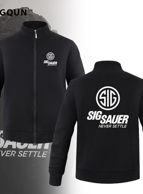 可定制硬汉俱乐部上衣SIG SAUER西格绍尔主题穿搭军迷运动卫衣服