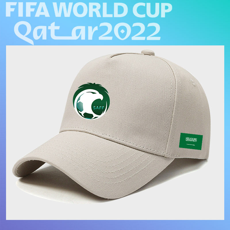 沙特足球国家队世界杯比赛运动棒球帽男女潮流休闲防晒百搭太阳帽