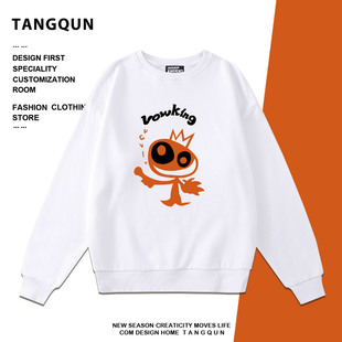 寻秦记电影周边卫衣秋冬季古天乐同款项少龙卡通圆领印花衣服外套