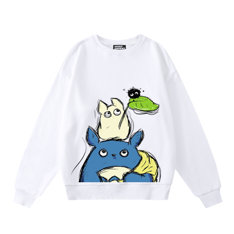 龙猫周边衣服卫衣圆领