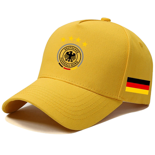 德国足球国家队印花棒球帽潮流休闲男女户外防晒遮阳鸭舌太阳帽子