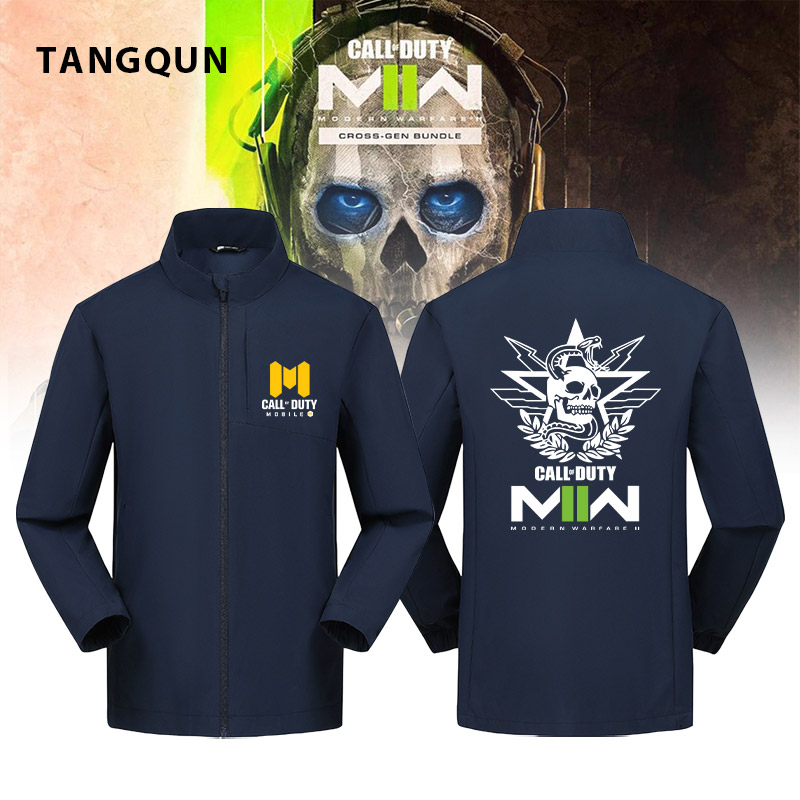 夹克男使命召唤CODM上衣手游幽灵手机游戏周边立领运动冲锋衣外套