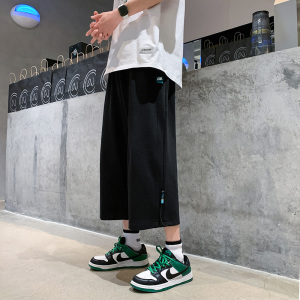 ！夏季男士新款中裤七分裤马裤运动休闲裤QT707-K47-P40图片