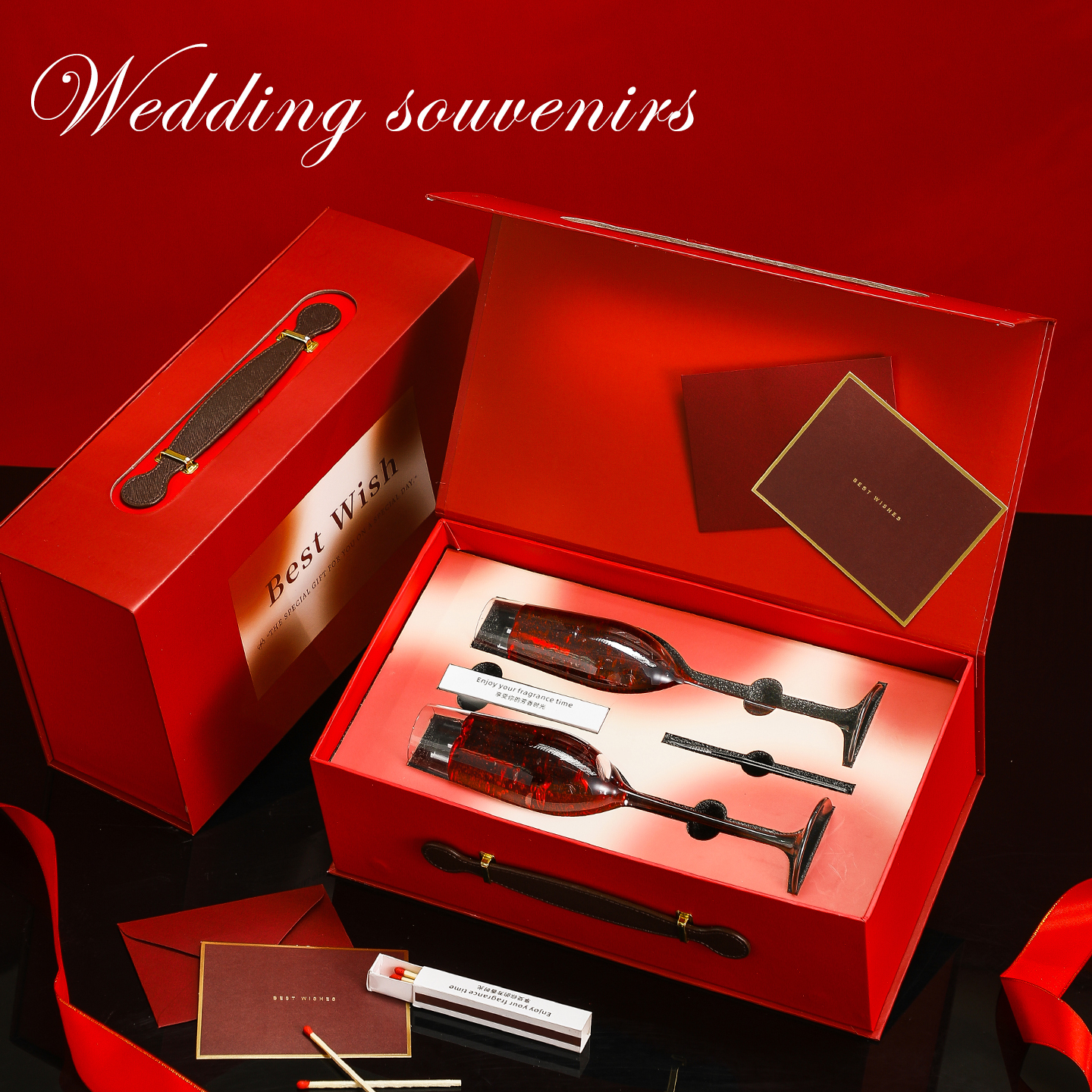 新婚礼物送新人闺蜜高级实用小众订婚摆件伴手礼生日香薰蜡烛礼盒