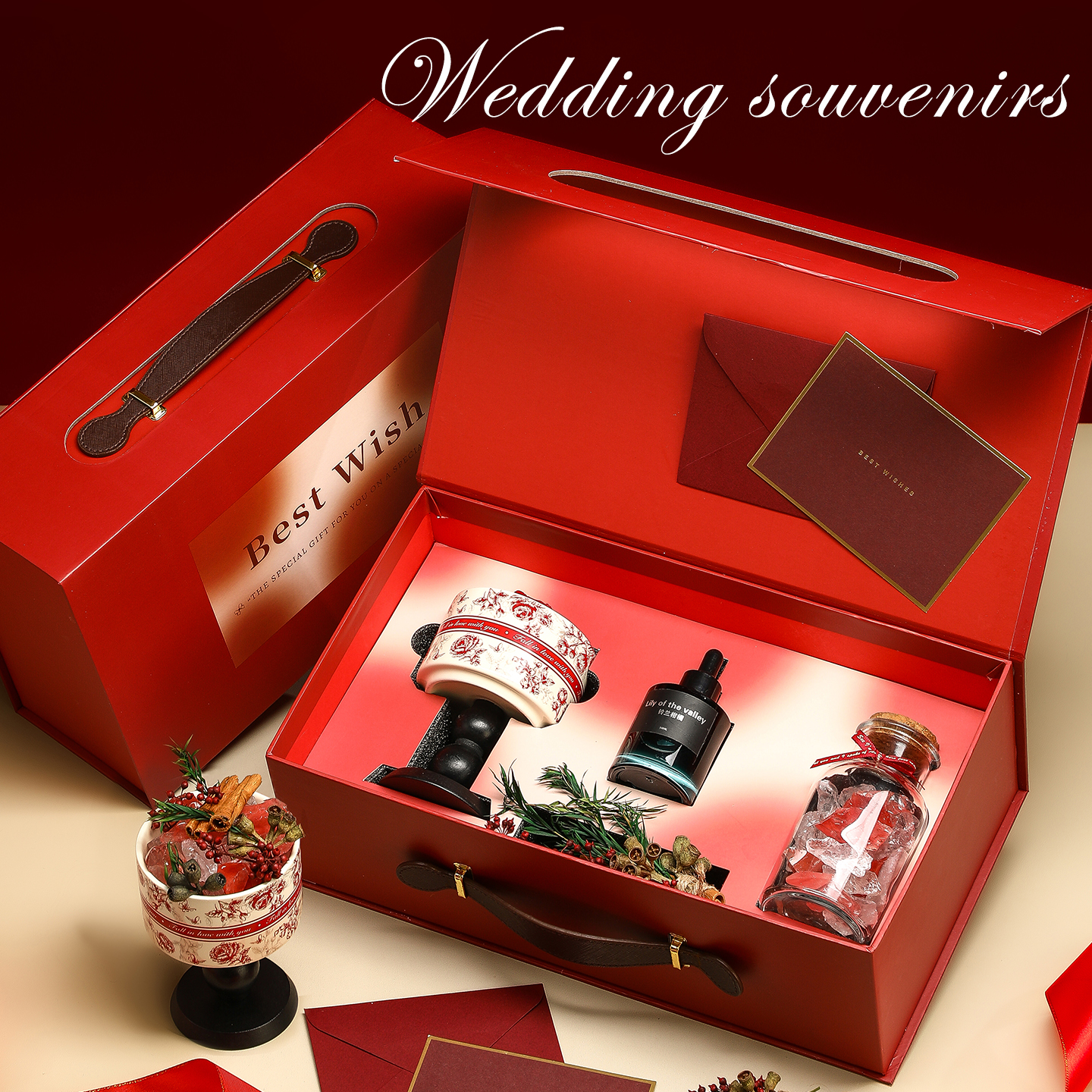 新婚订婚礼物送新人闺蜜结婚香薰精油礼盒高级实用香氛乔迁送礼品