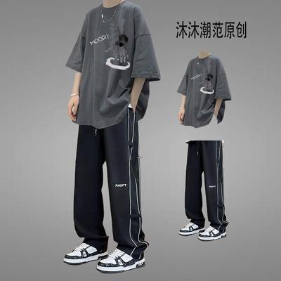 【送运费险】夏季休闲运动套装男