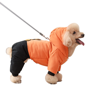 狗狗衣服冬装冬季棉服小型犬比熊博美幼犬小狗宠物保暖加厚四脚衣