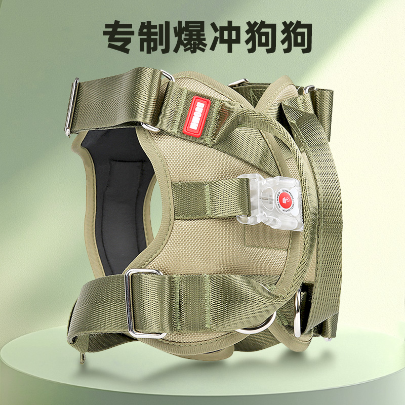 中大型犬胸背带发光大狗牵引绳