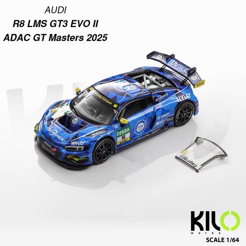 [V的预售]KiloWorks 1:64 奥迪R8 LMS GT3 合金汽车模型