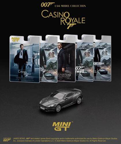 [V的预售]MINIGT #917 阿斯顿马丁DBS 007 中文版 合金汽车模型