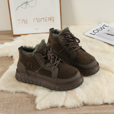 全羊毛雪地靴冬季新款保暖防滑