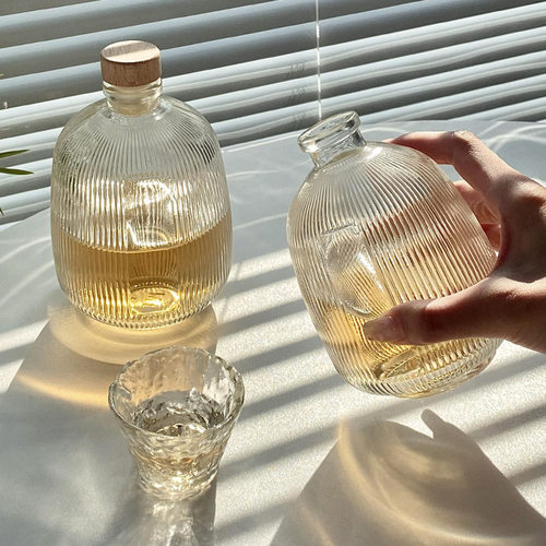 半刻空间玻璃咖啡小酒瓶分装容器