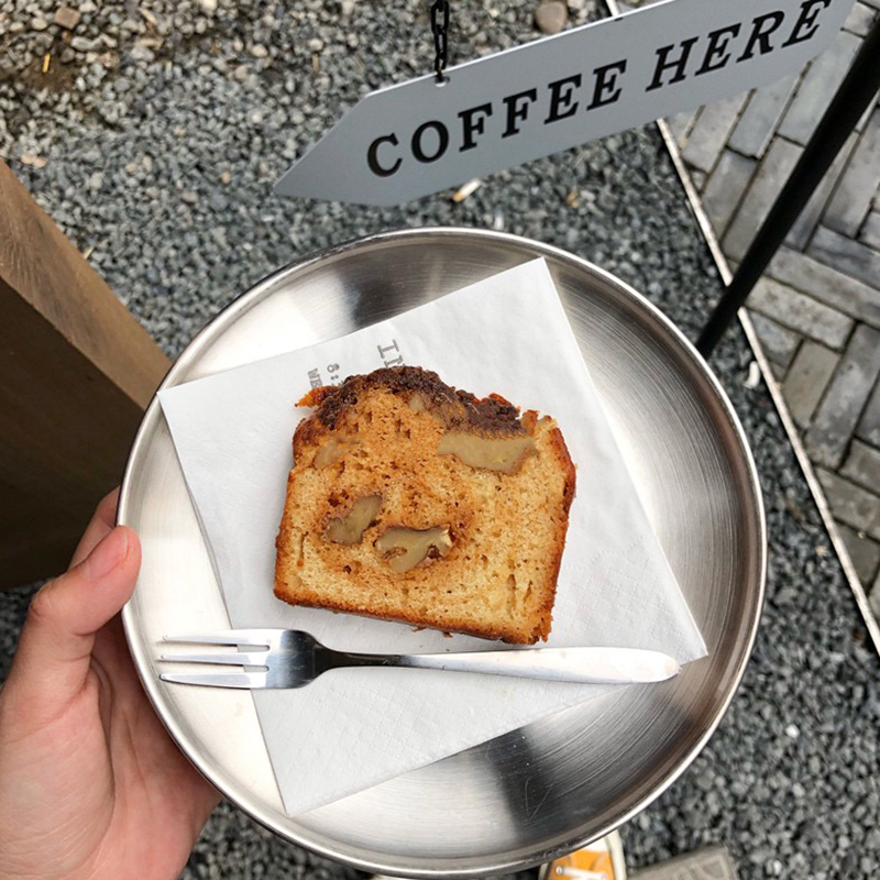 ins网红甜品店不锈钢盘子