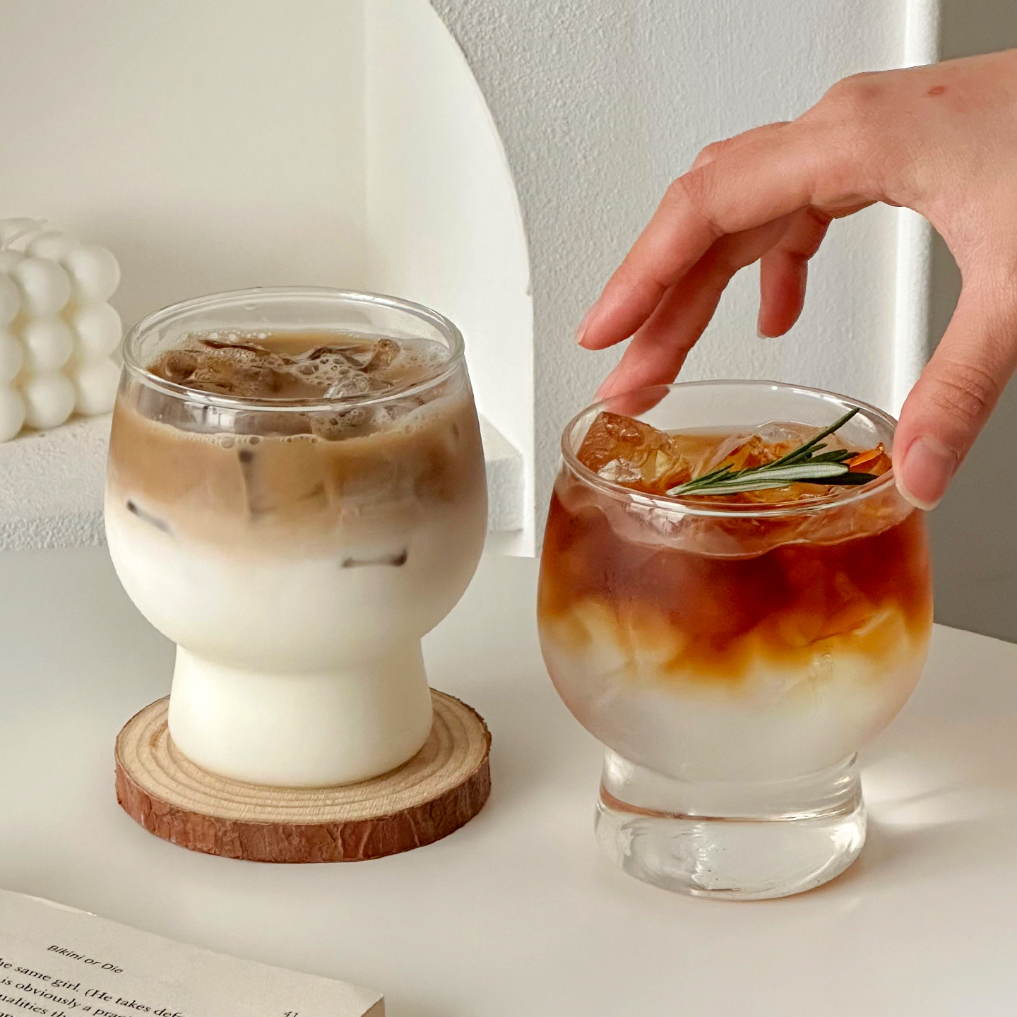 创意玻璃杯家用高颜值微醺酒杯