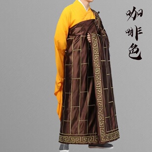 新款袈裟佛衣男款祥云衣僧服绸缎布真丝法衣千龙衣僧衣僧装僧袍和