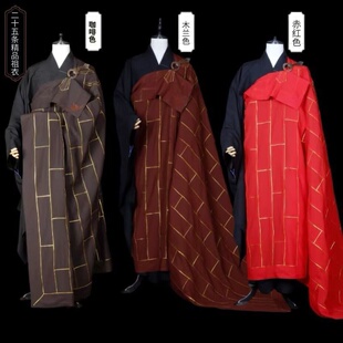 新款僧服祖衣袈裟三衣25九衣僧衣搭衣师父法衣和尚七衣麻纱金边