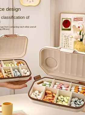 Weekly Medicine Pill's Box Pill Case Drug Dispense Mini Port