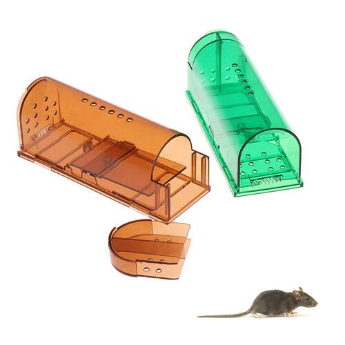 Mouse Trap No Kill Animal Pet Control Cage Reusable Mice Rod