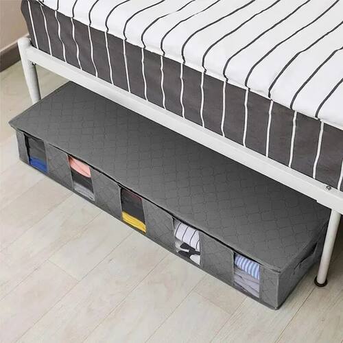 1pc Clothing Storage Bag Foldable Underbed Organizing Large