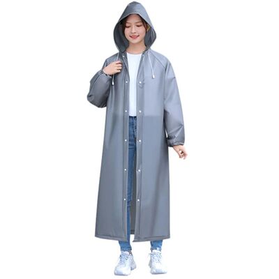 Adult Long Raincoats EVA Impermeable Waterproof Rain Coat Me