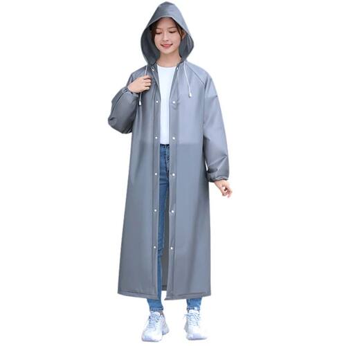 Adult Long Raincoats EVA Impermeable Waterproof Rain Coat Me
