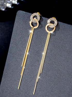 Tassel earrings high sense of 2020 new trendy earrings femal