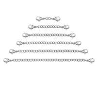 10pcs/lot Stainless Steel Necklace Bracelet Extender Chain thumbnail 5