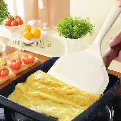 1pc Silicone Spatula Scraper Kitchen Utensils Heat Resistant
