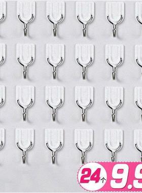 White wall hooks wall hanging glue stick can not pull off